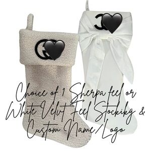 🌲One Large Handmade Stocking